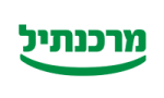 לוגו ירוק של מרכנתיל - כיתוב המילה ומתחתיה קו מעוקל כמו חיוך